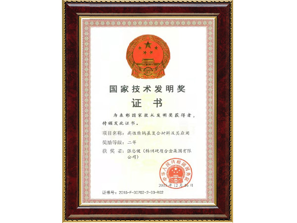 國家技術(shù)發(fā)明獎(jiǎng)